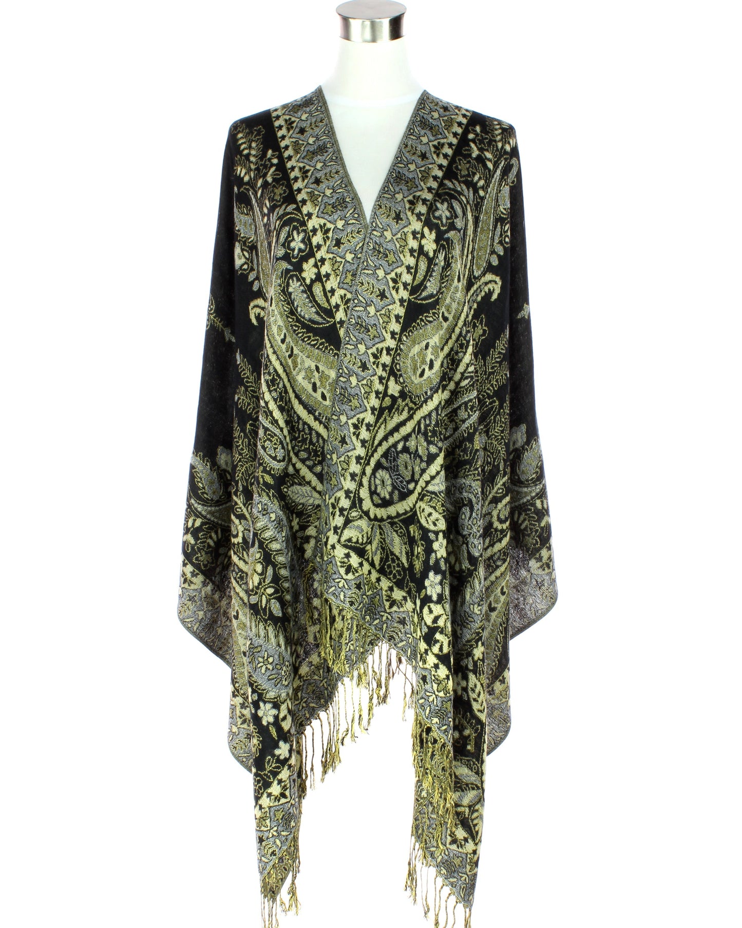 Paisley Metallic Pashmina