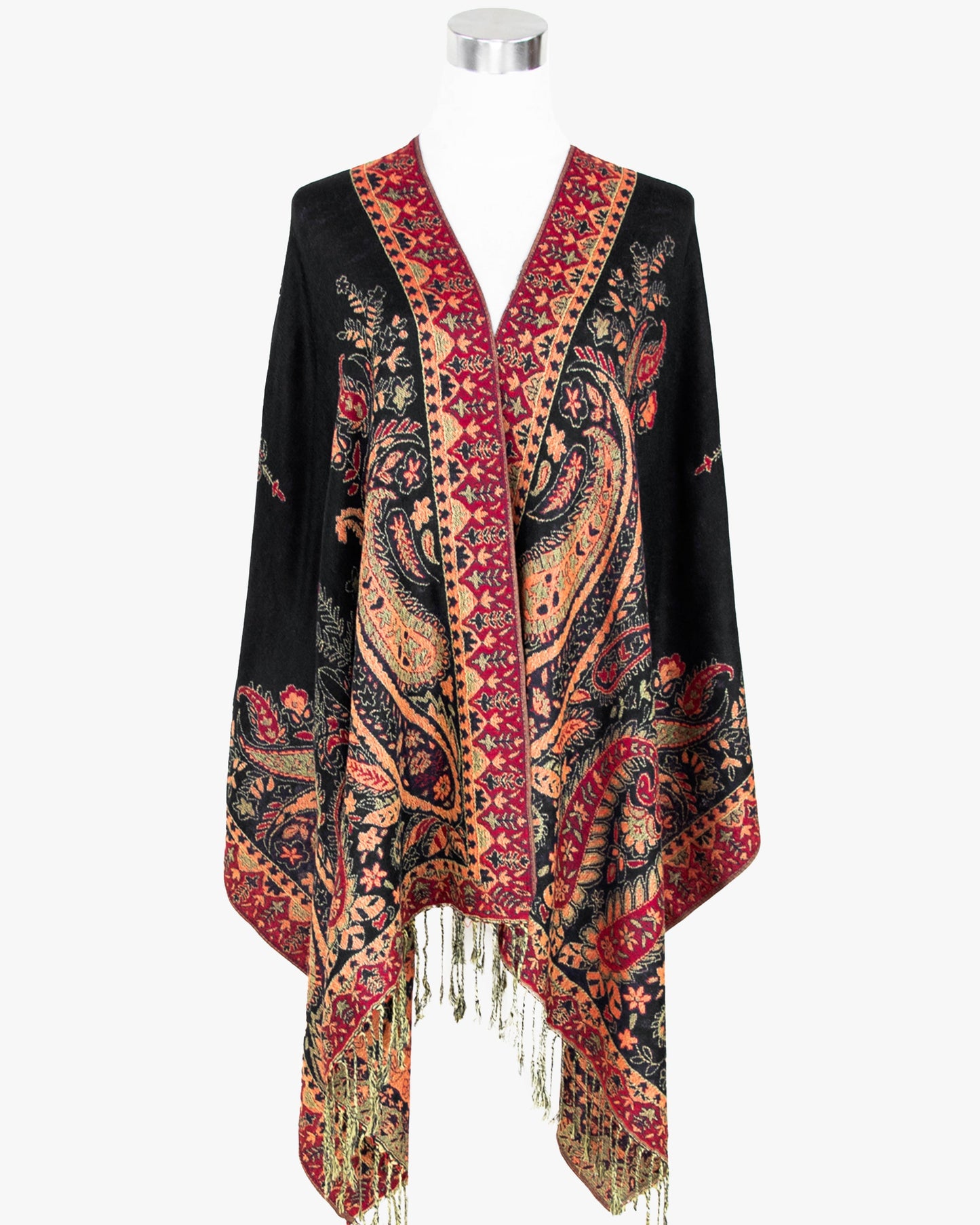 Paisley Metallic Pashmina