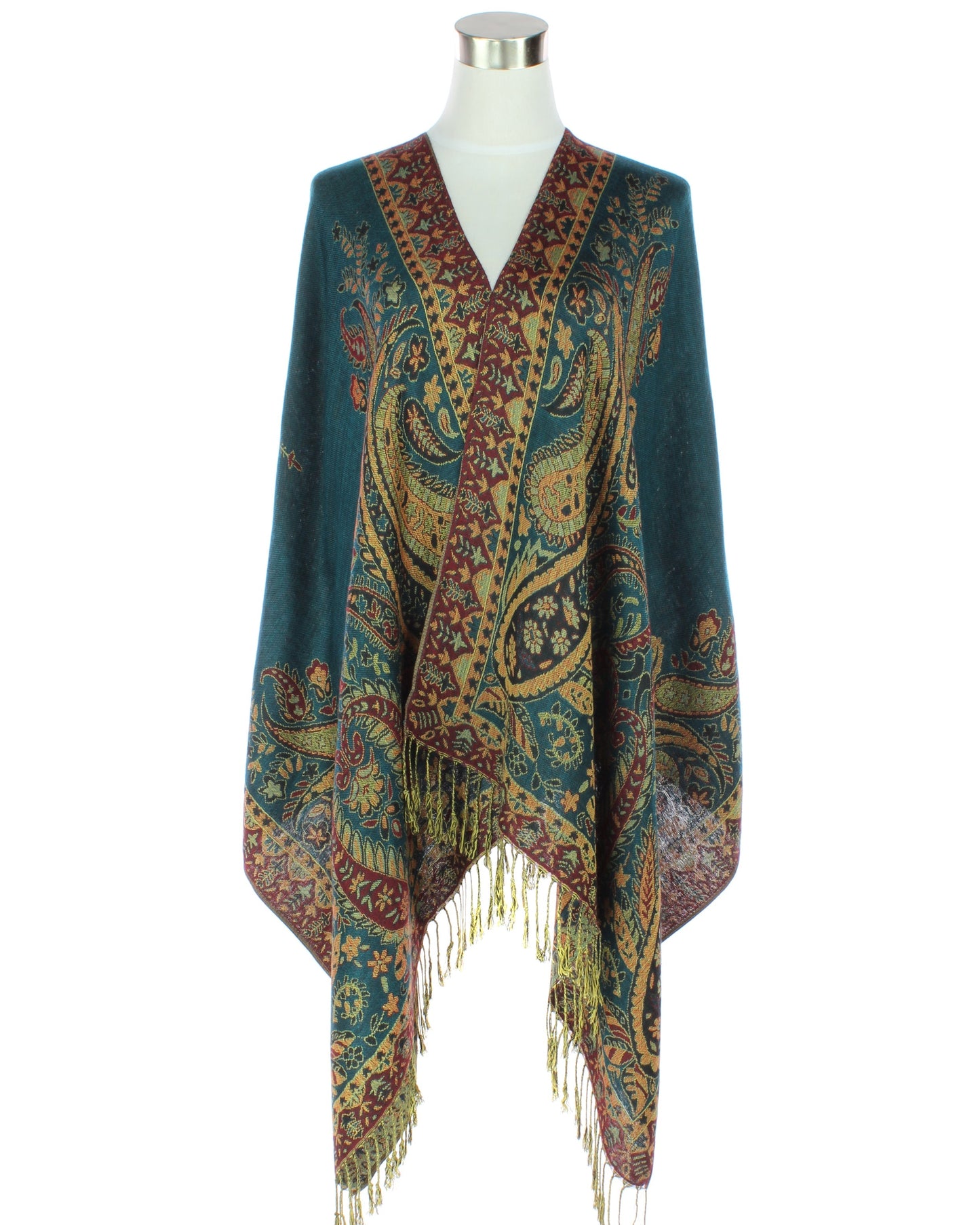 Paisley Metallic Pashmina