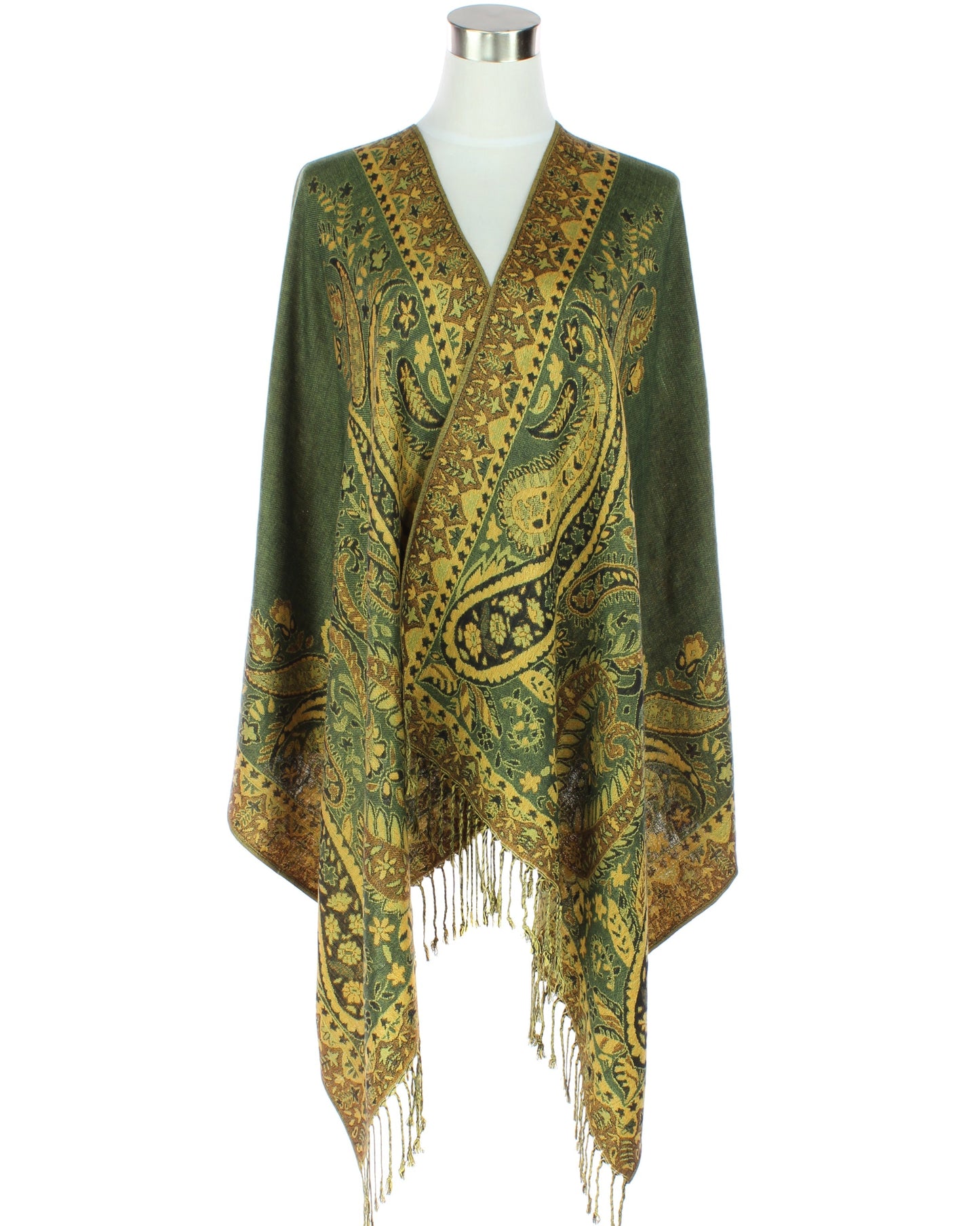 Paisley Metallic Pashmina