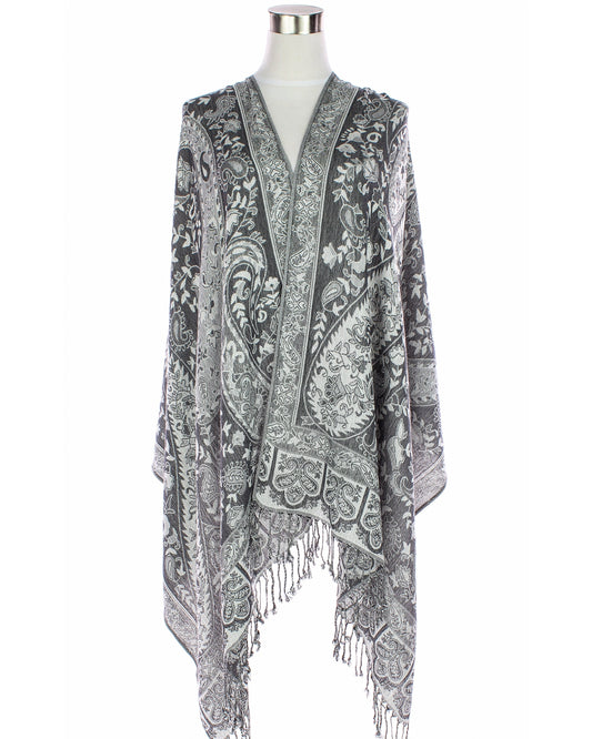 Paisley w/ Frame Pashmina
