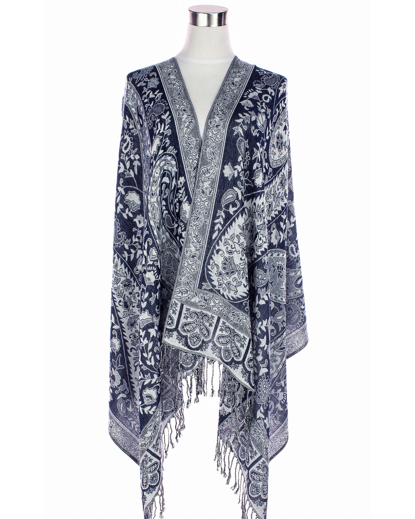 Paisley w/ Frame Pashmina