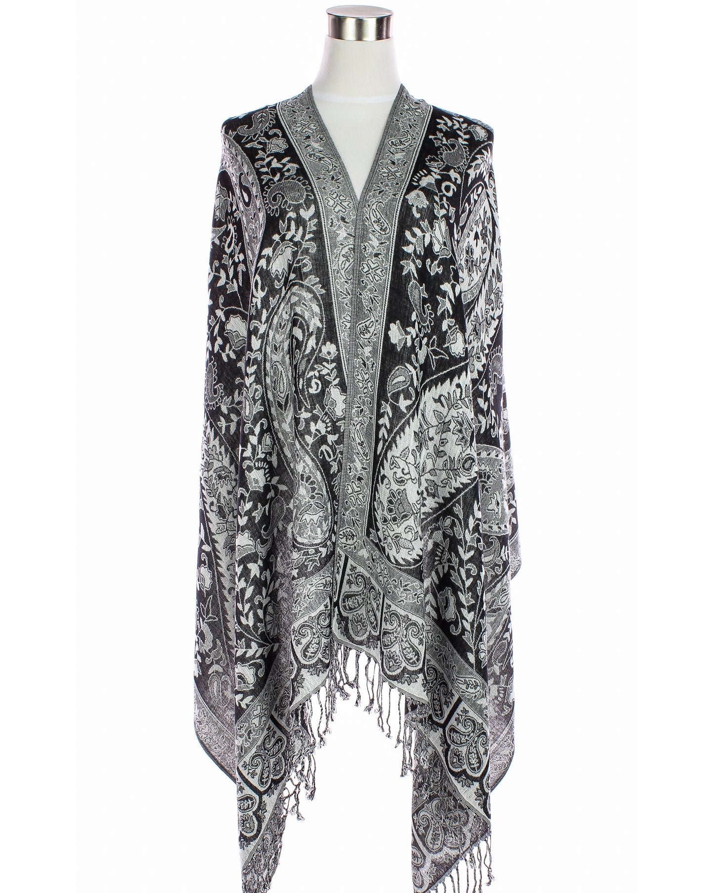 Paisley w/ Frame Pashmina