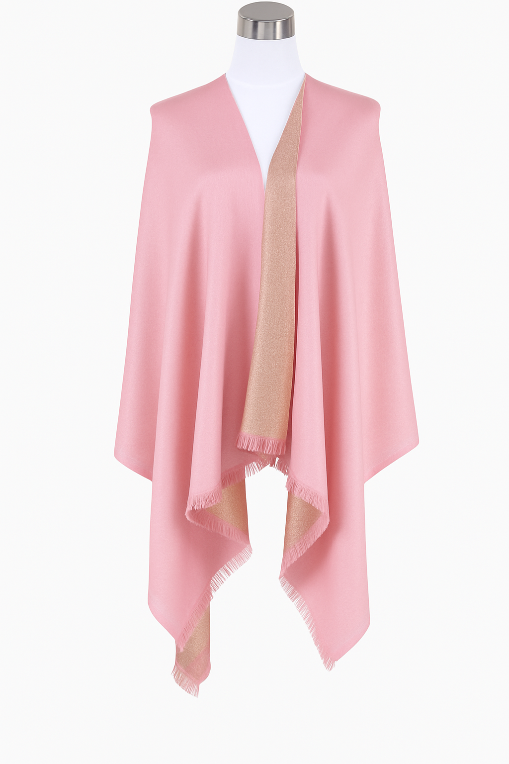 Solid Metalic Pashmina Scarf