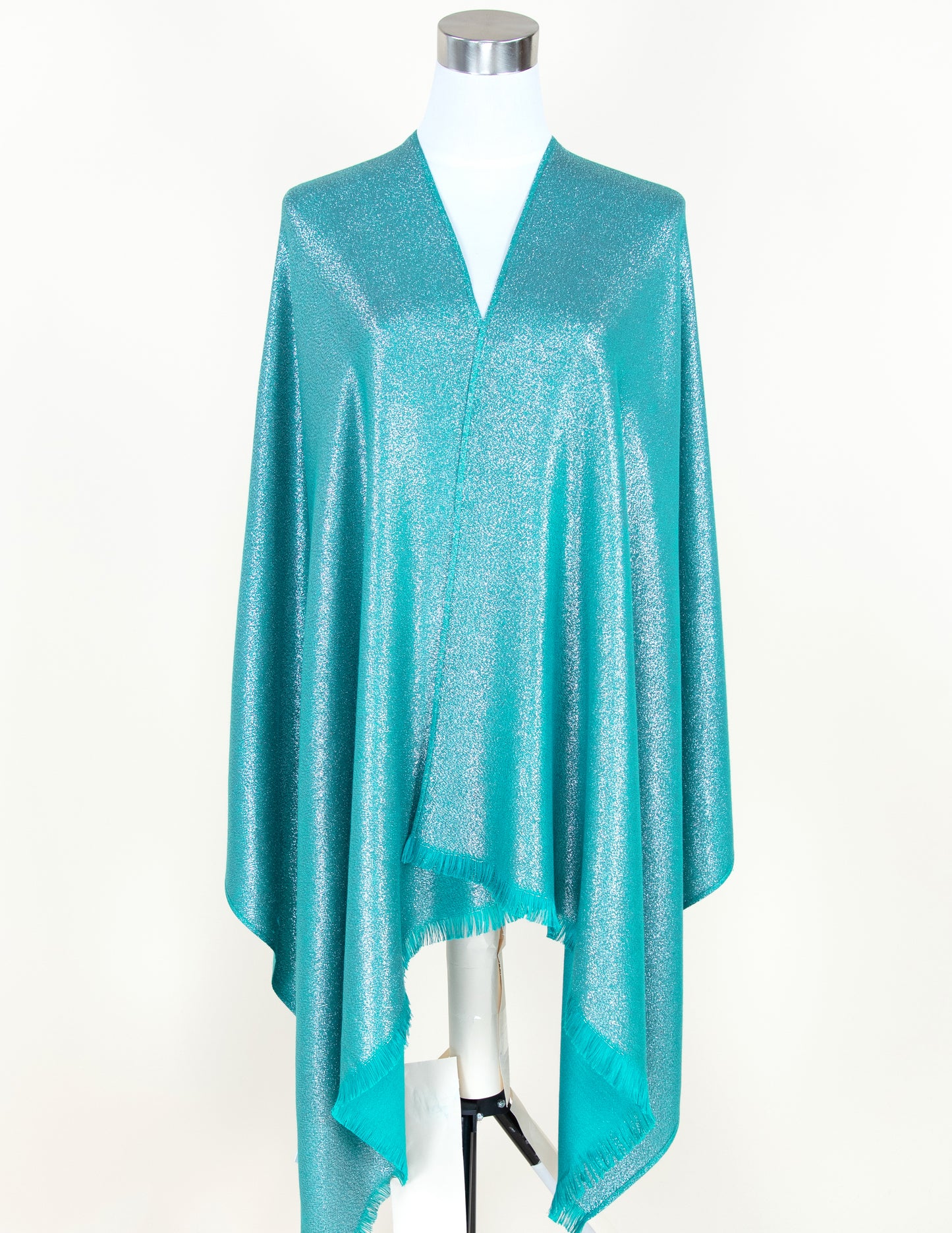 Solid Metalic Pashmina Scarf