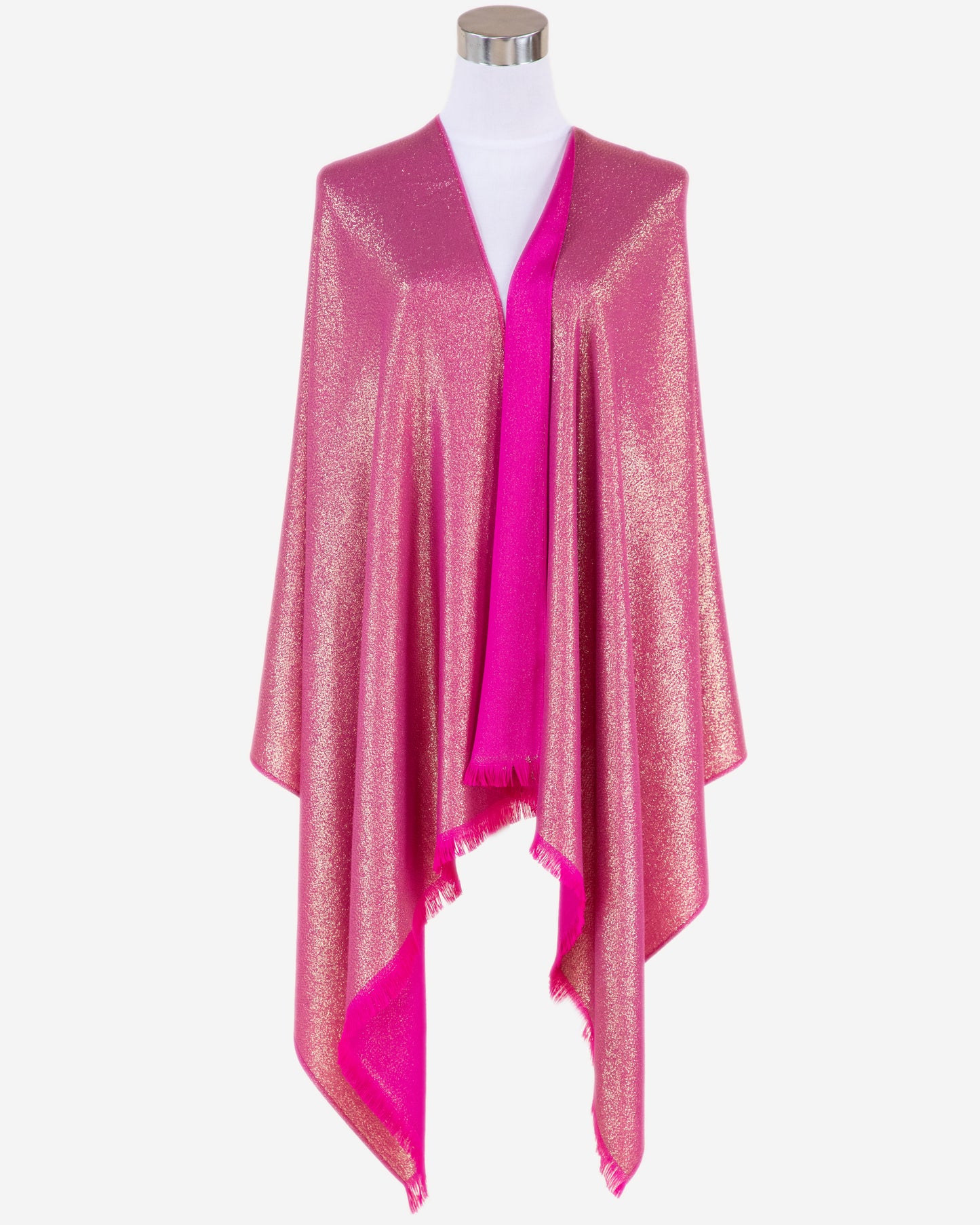 Solid Metalic Pashmina Scarf