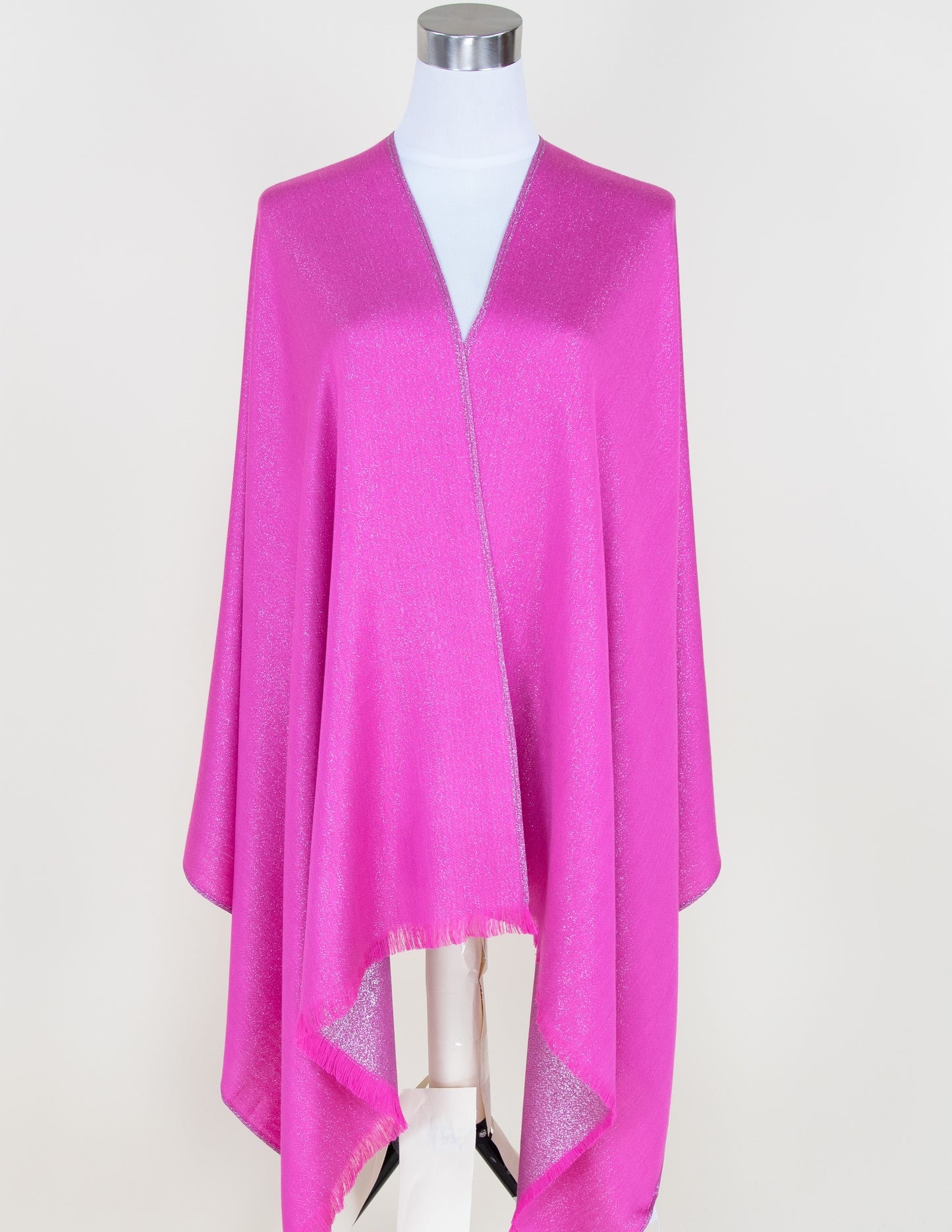 Solid Metalic Pashmina Scarf