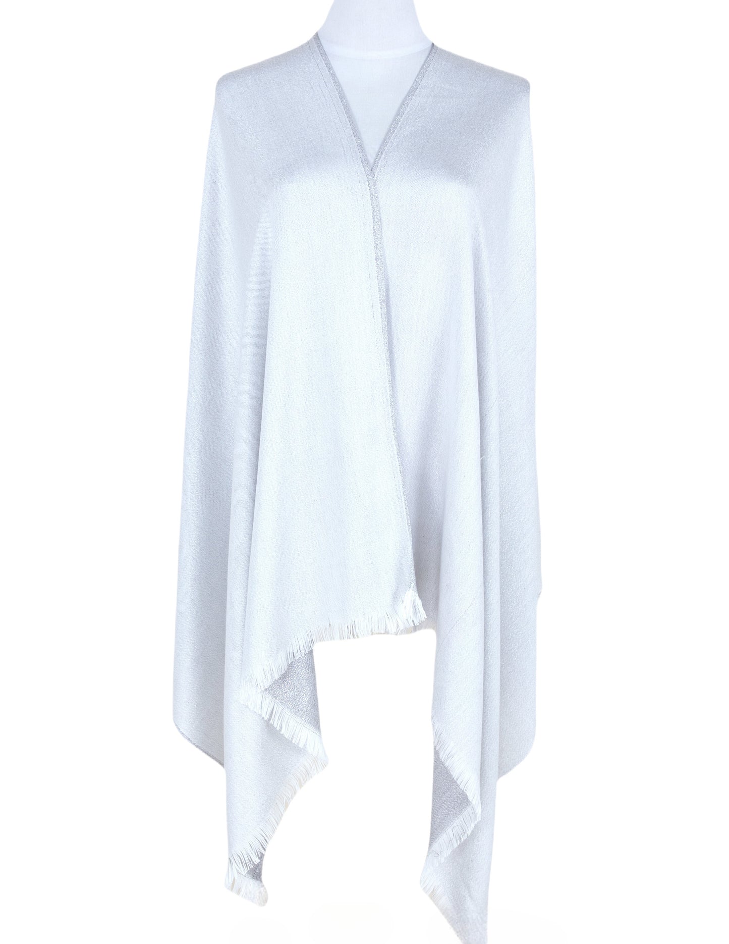 Solid Metalic Pashmina Scarf