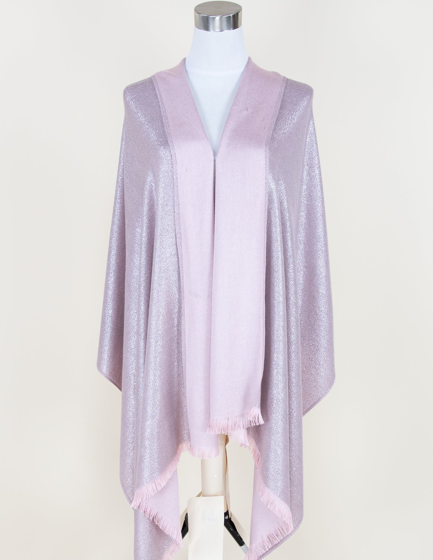 Solid Metalic Pashmina Scarf