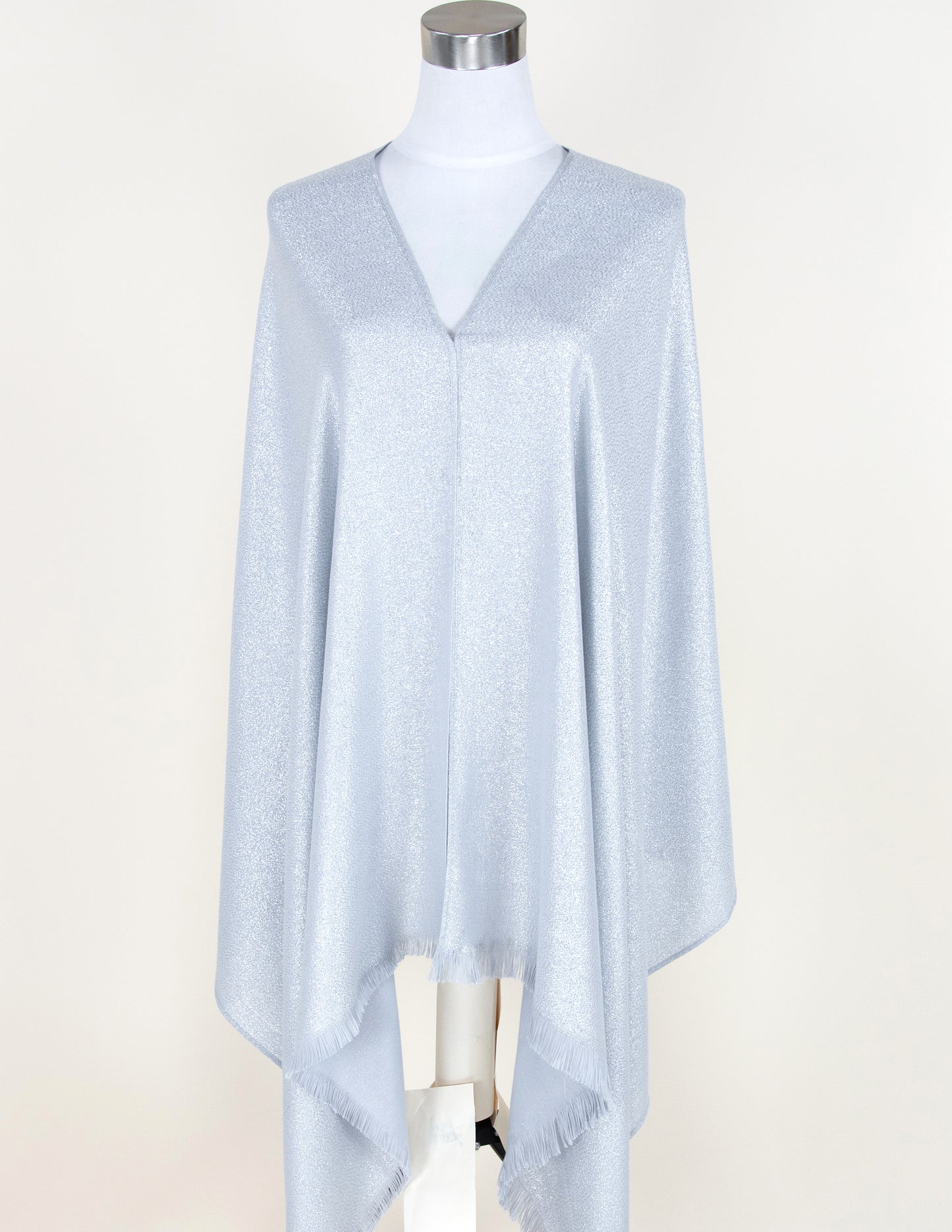 Solid Metalic Pashmina Scarf