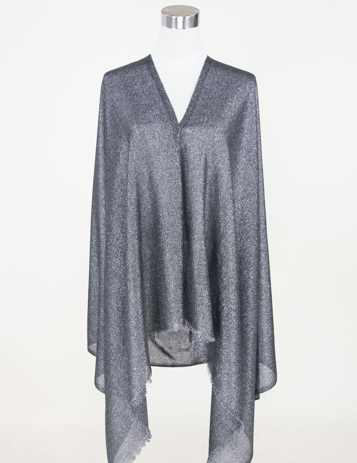 Solid Metalic Pashmina Scarf