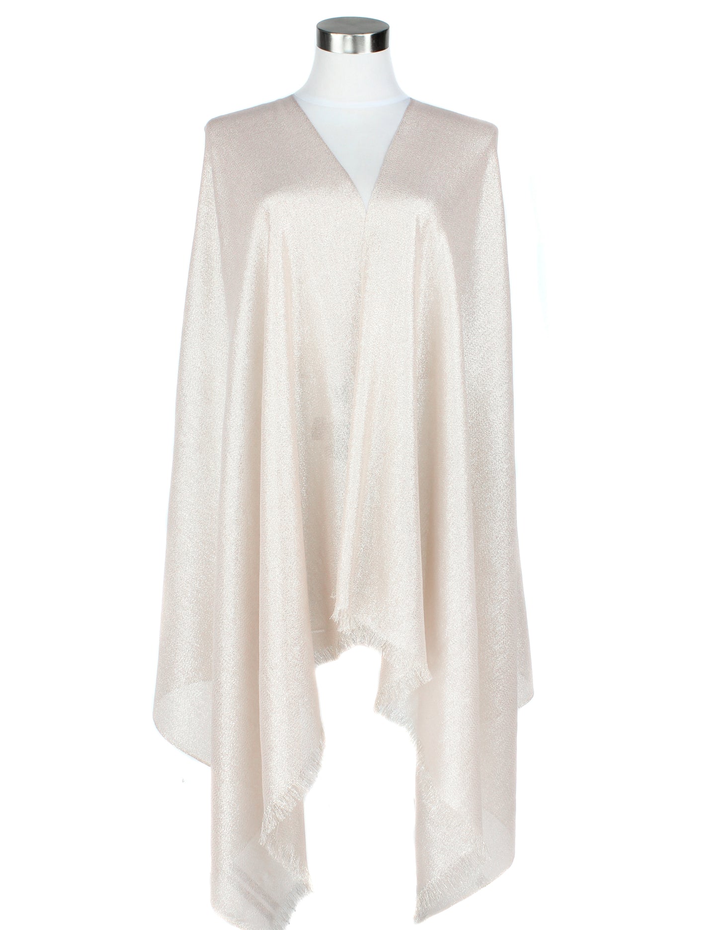 Solid Metalic Pashmina Scarf