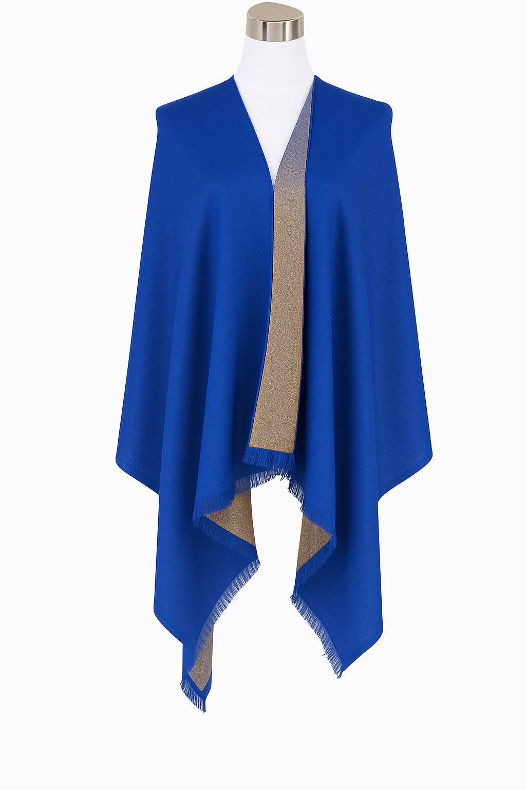 Solid Metalic Pashmina Scarf