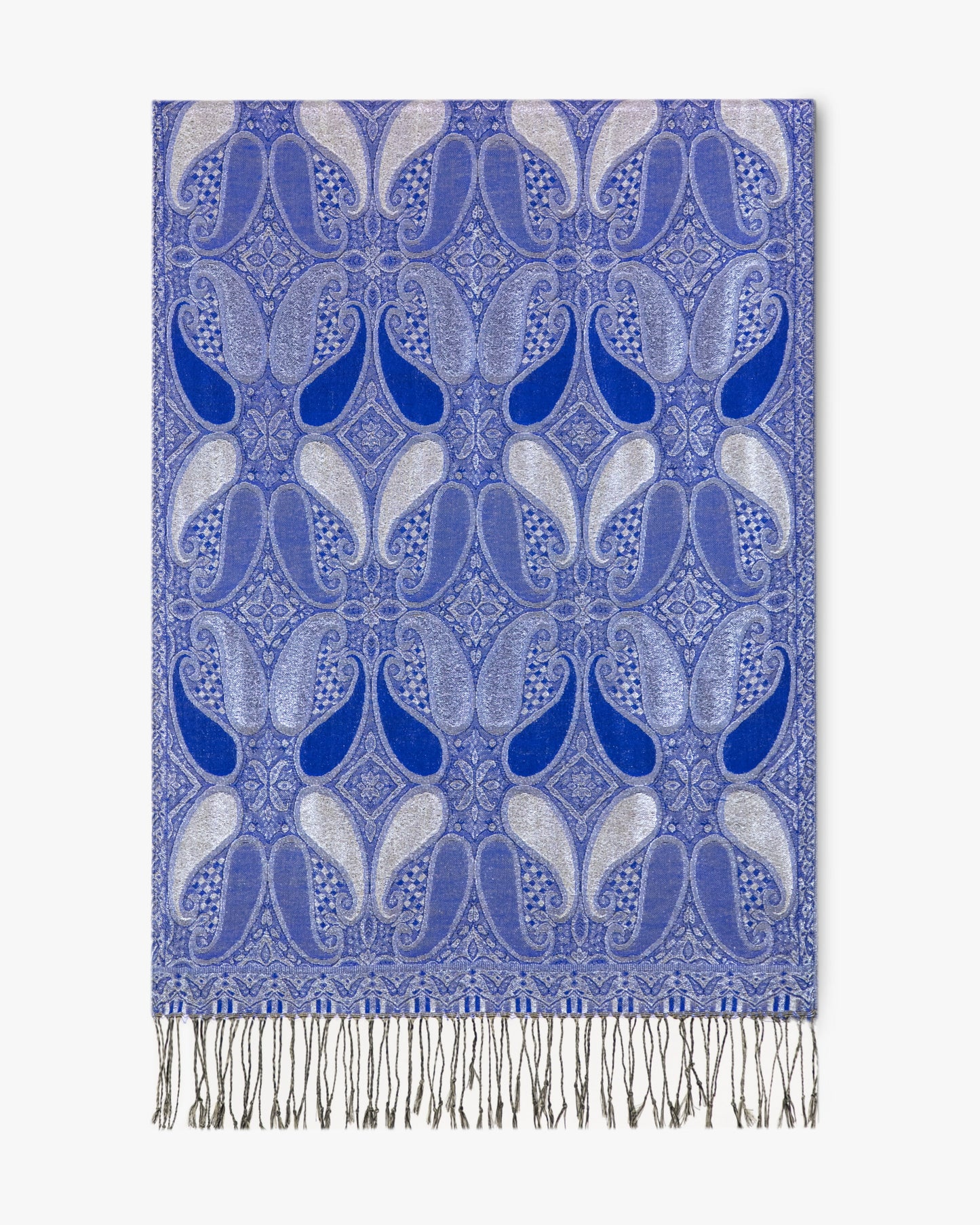 Metallic Koi Paisley Pashmina