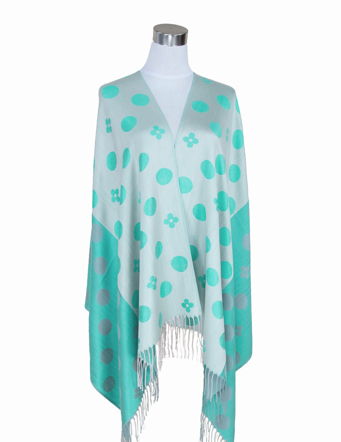 Dots & Flower Pashmina
