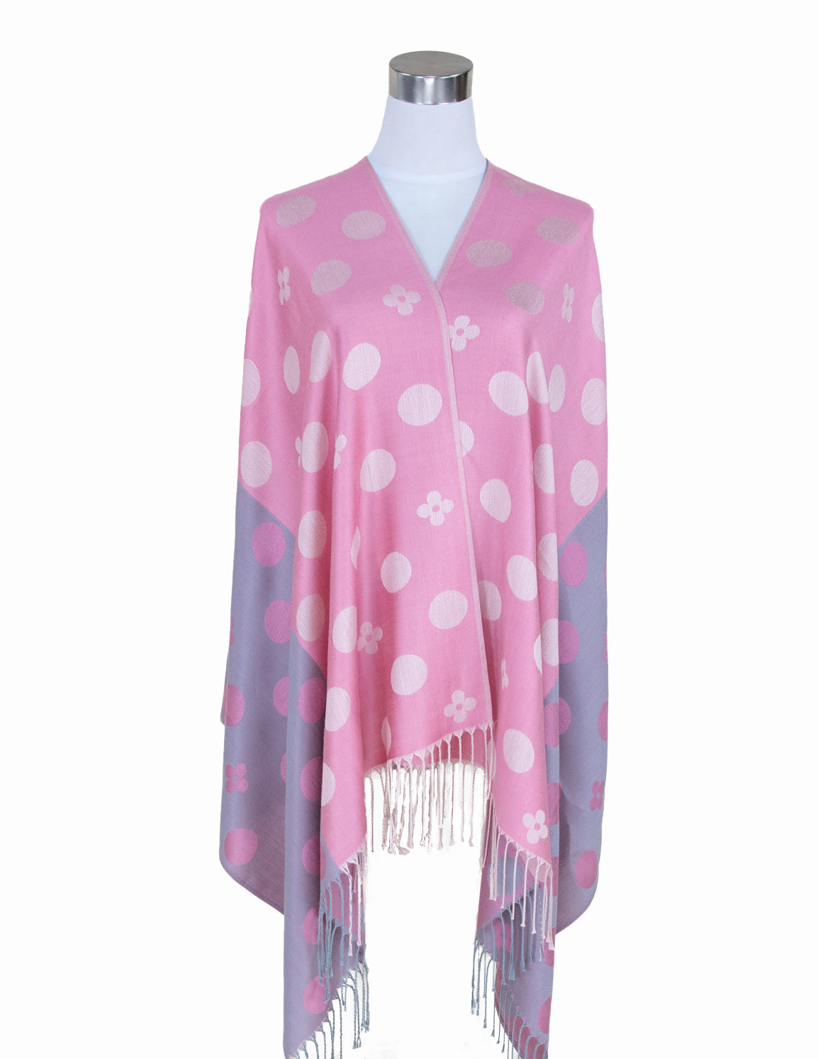 Dots & Flower Pashmina