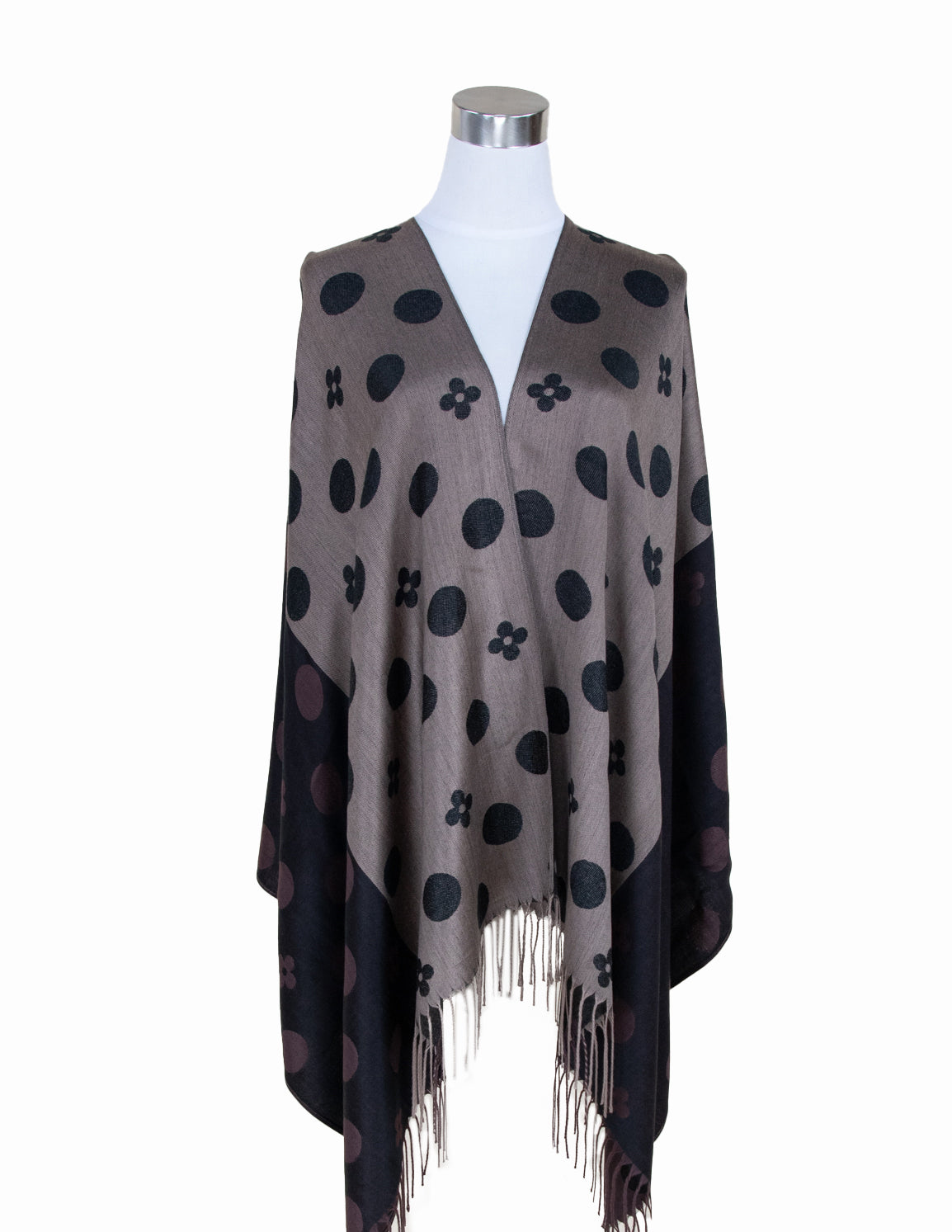 Dots & Flower Pashmina