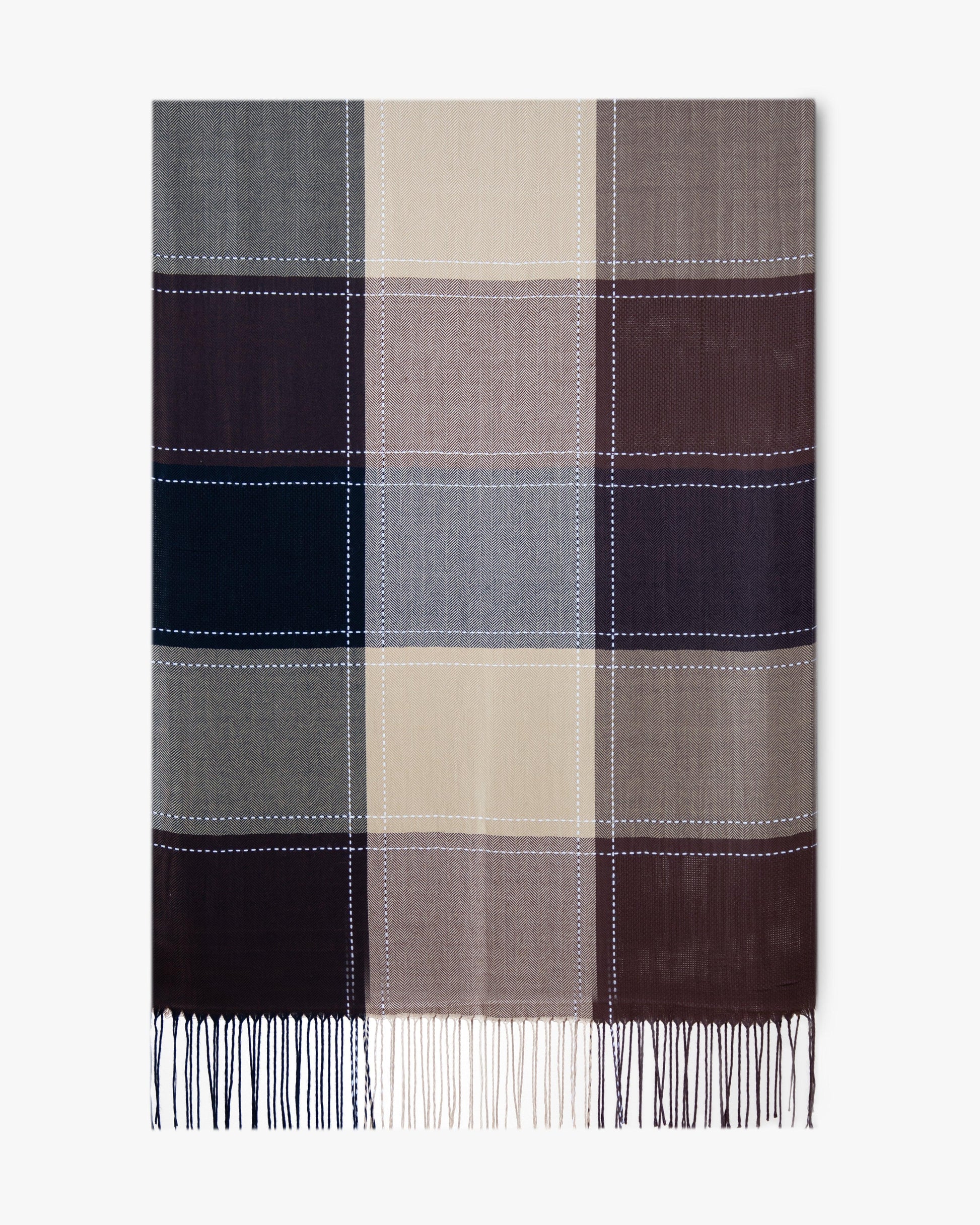 Mid Block Checker Pashmina