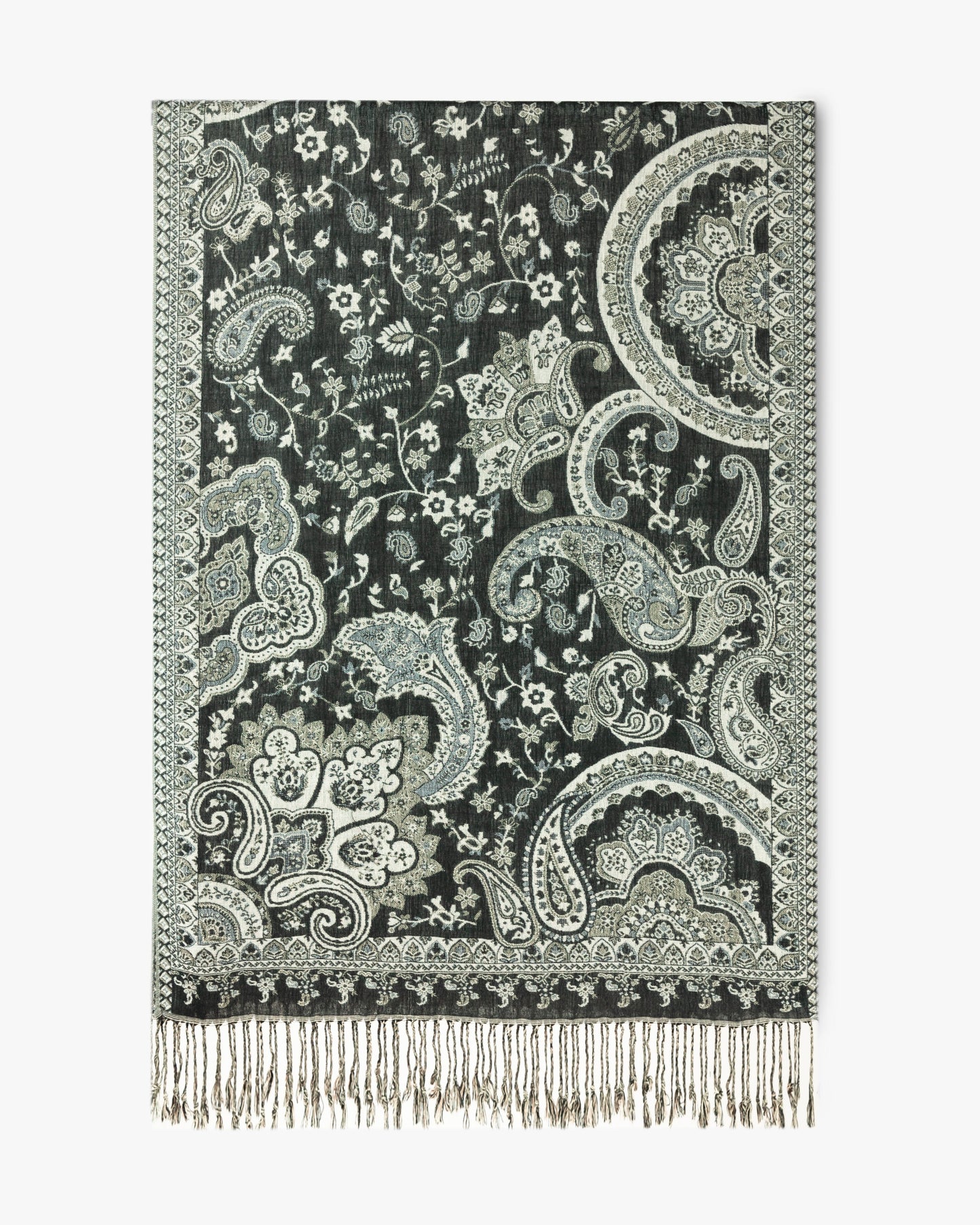 Floral Symphony Paisley Pashmina