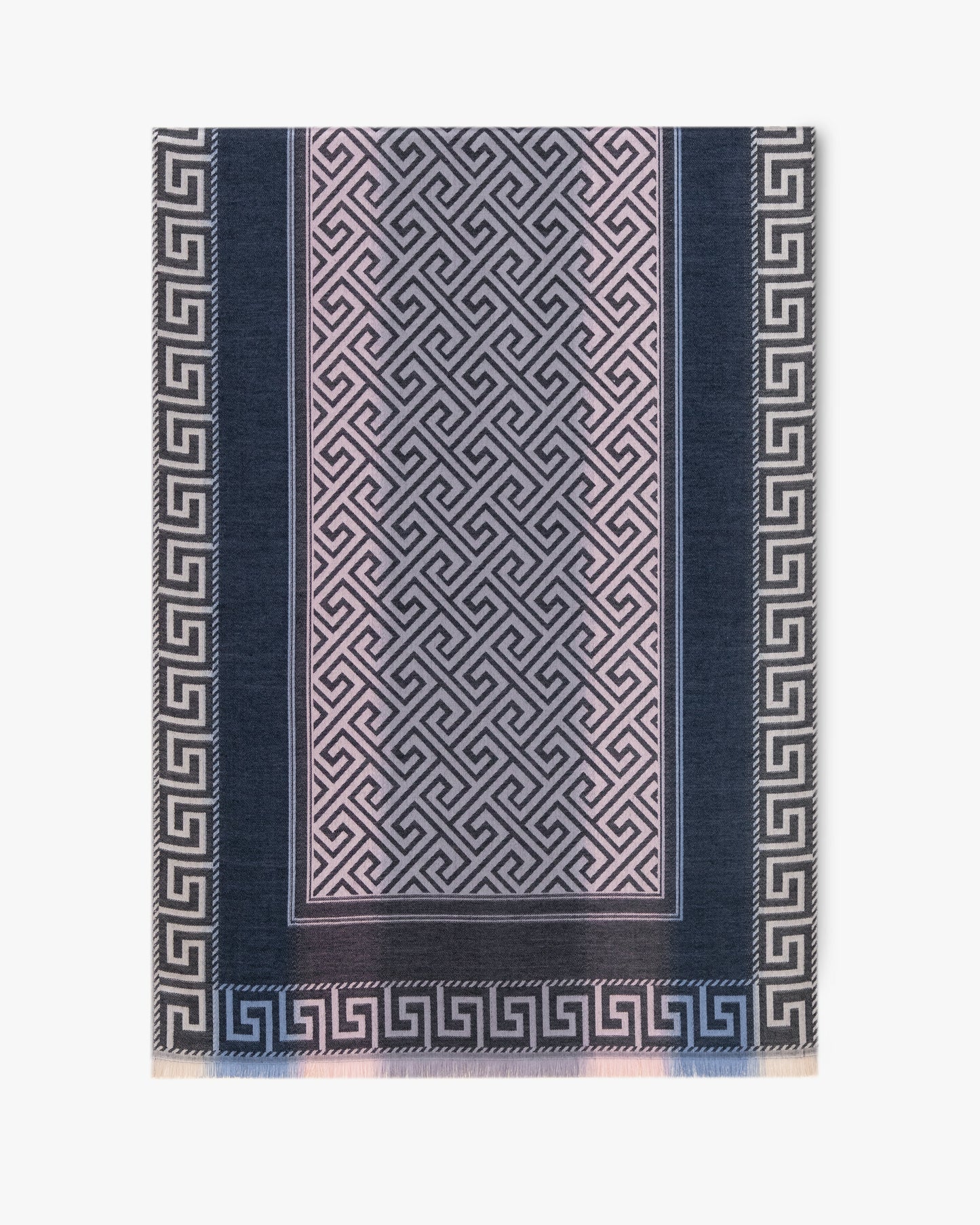 Greek Key Border Pashmina