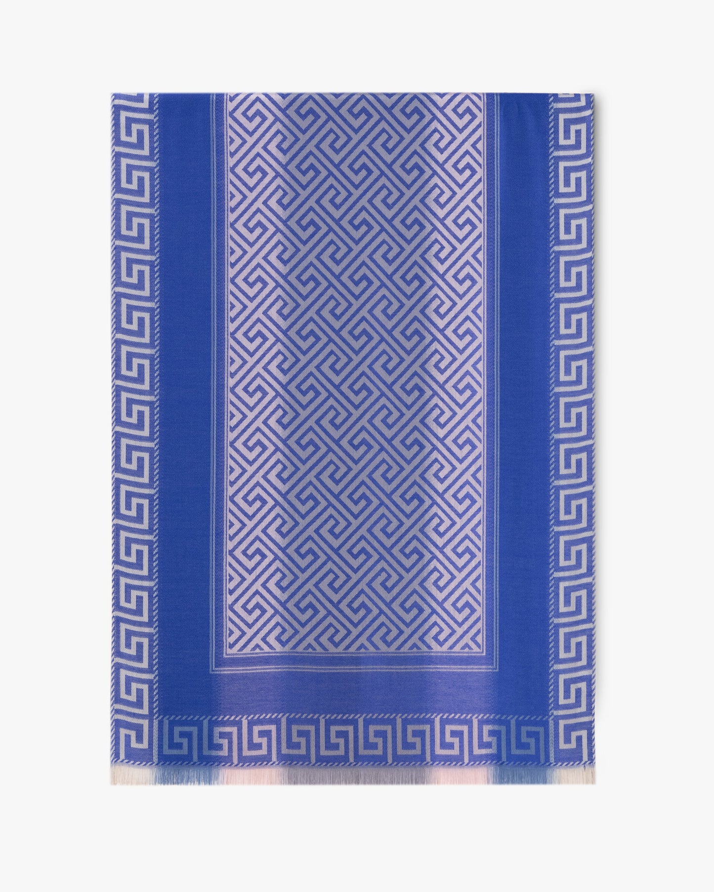 Greek Key Border Pashmina
