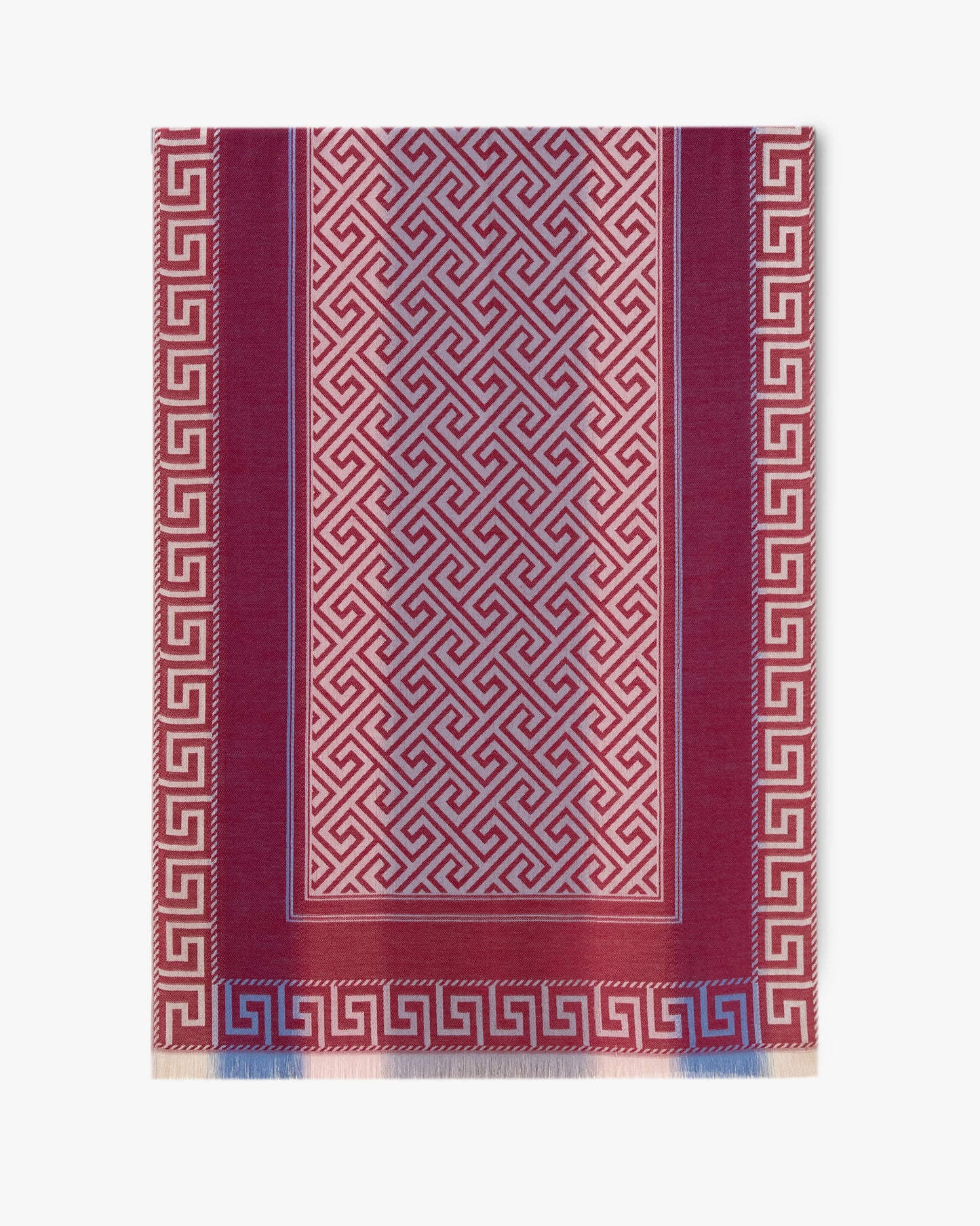 Greek Key Border Pashmina