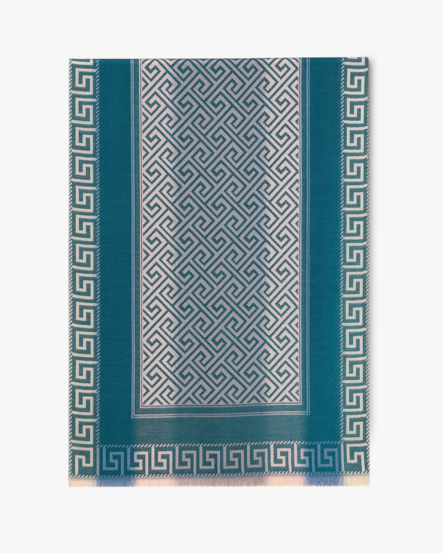 Greek Key Border Pashmina