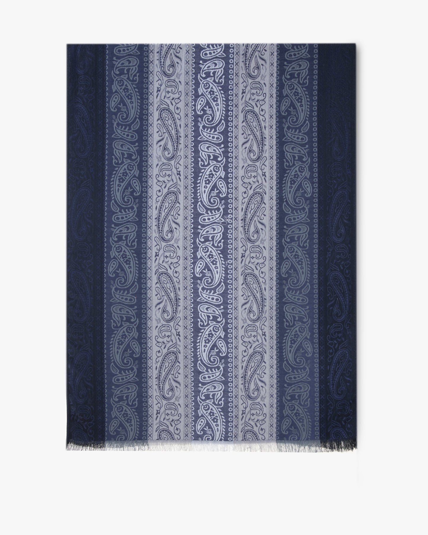Vertical Paisley Stripe Pashmina