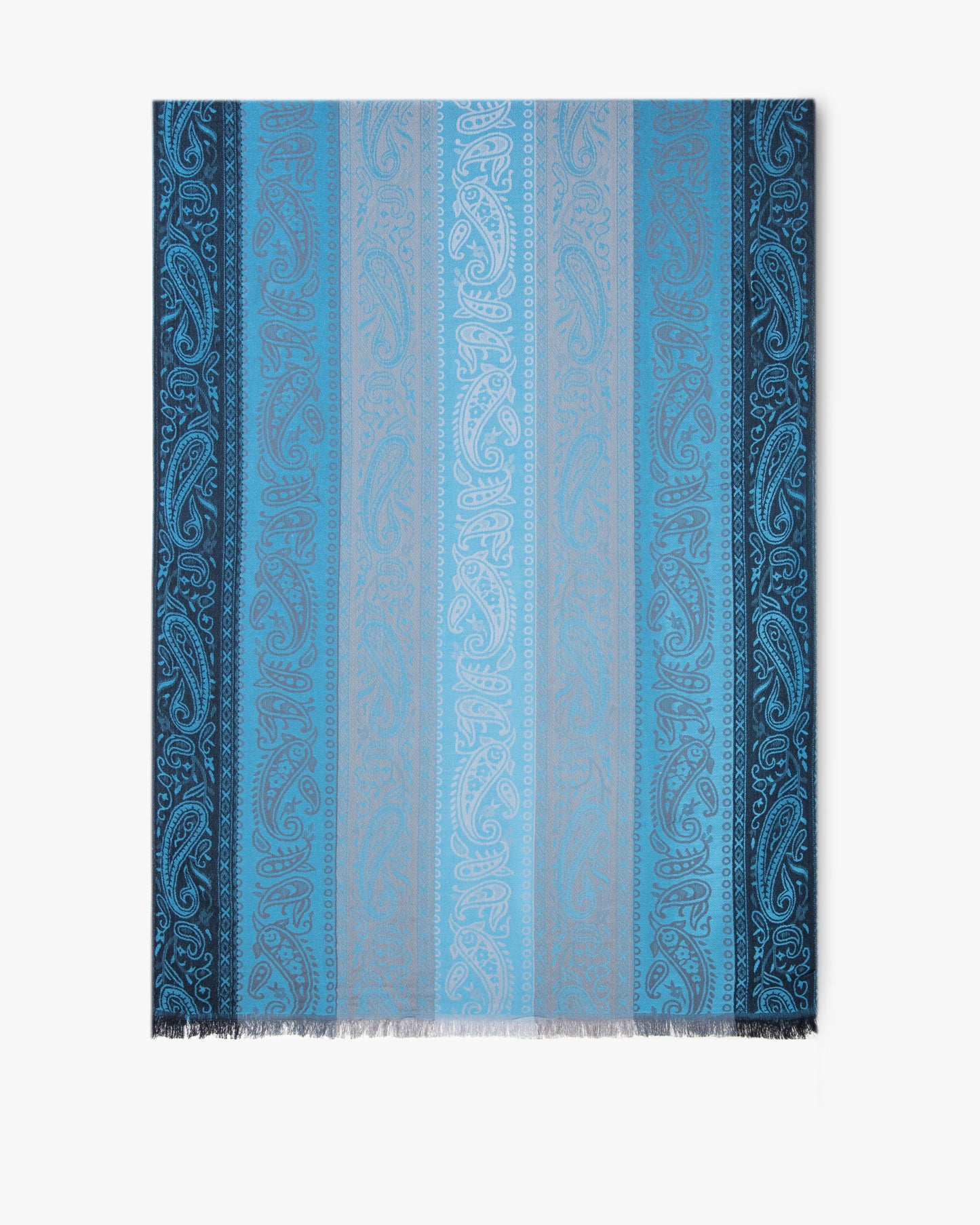 Vertical Paisley Stripe Pashmina