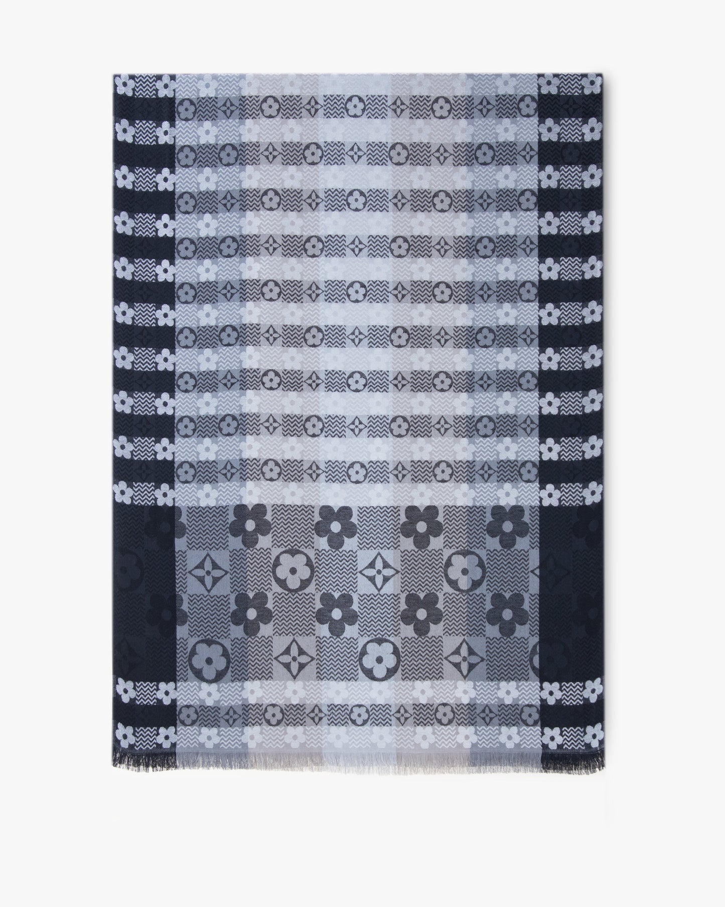 Monogram Pattern w/ Stripes