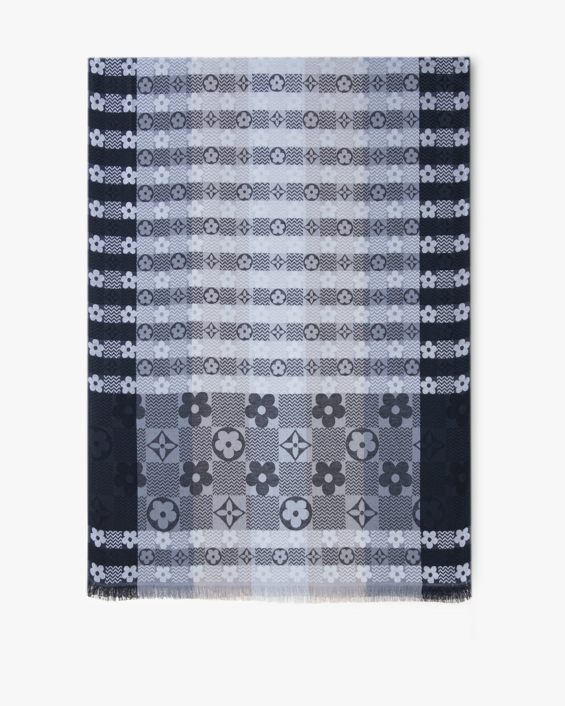 Monogram Pattern w/ Stripes