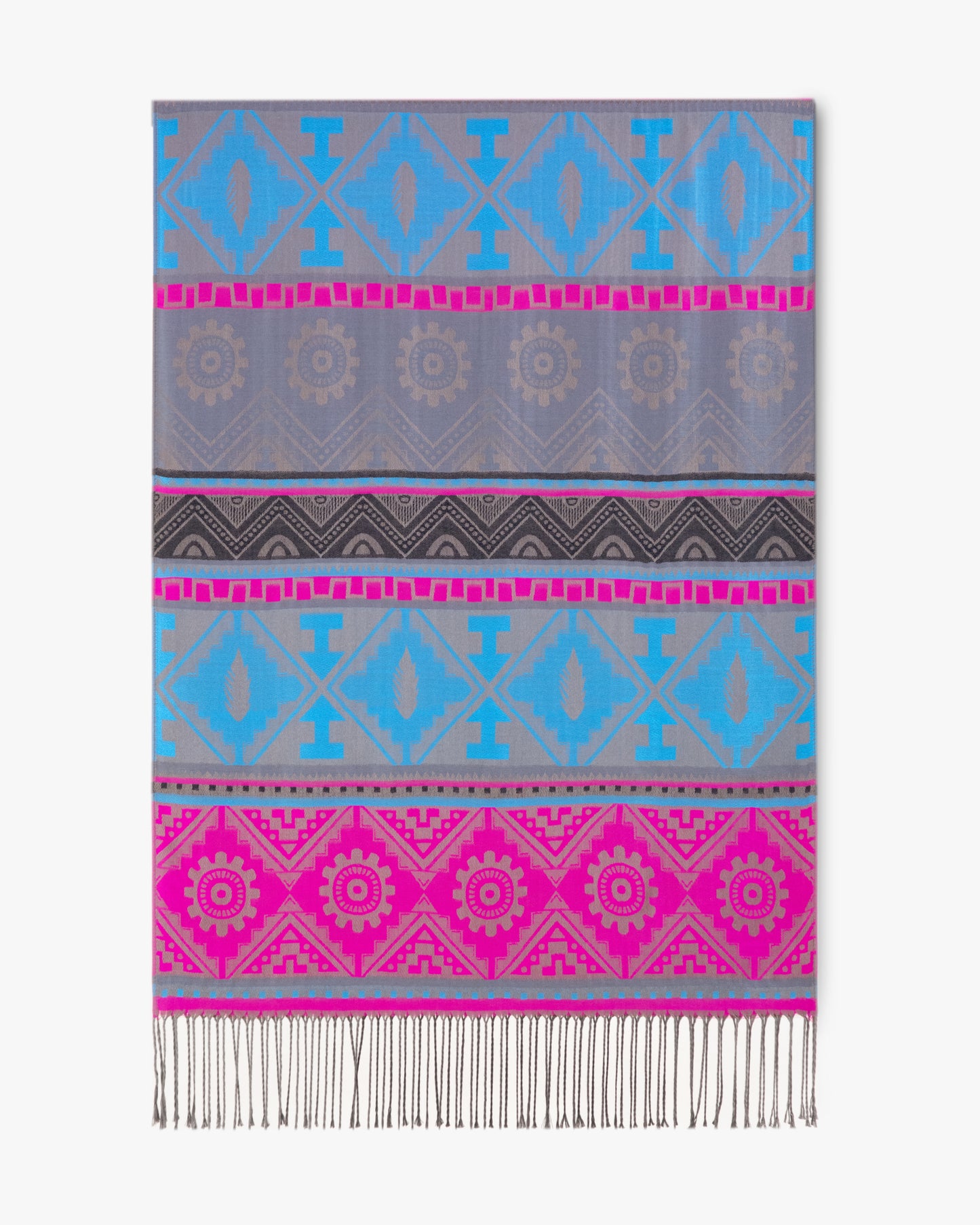 Geometric Motif Pashmina