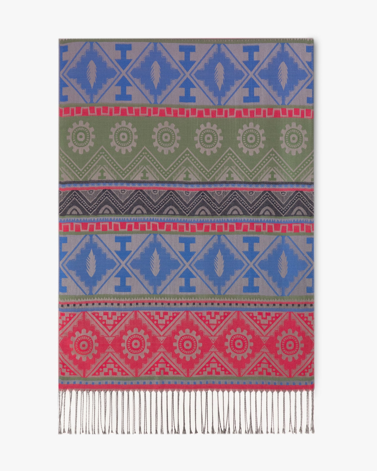 Geometric Motif Pashmina
