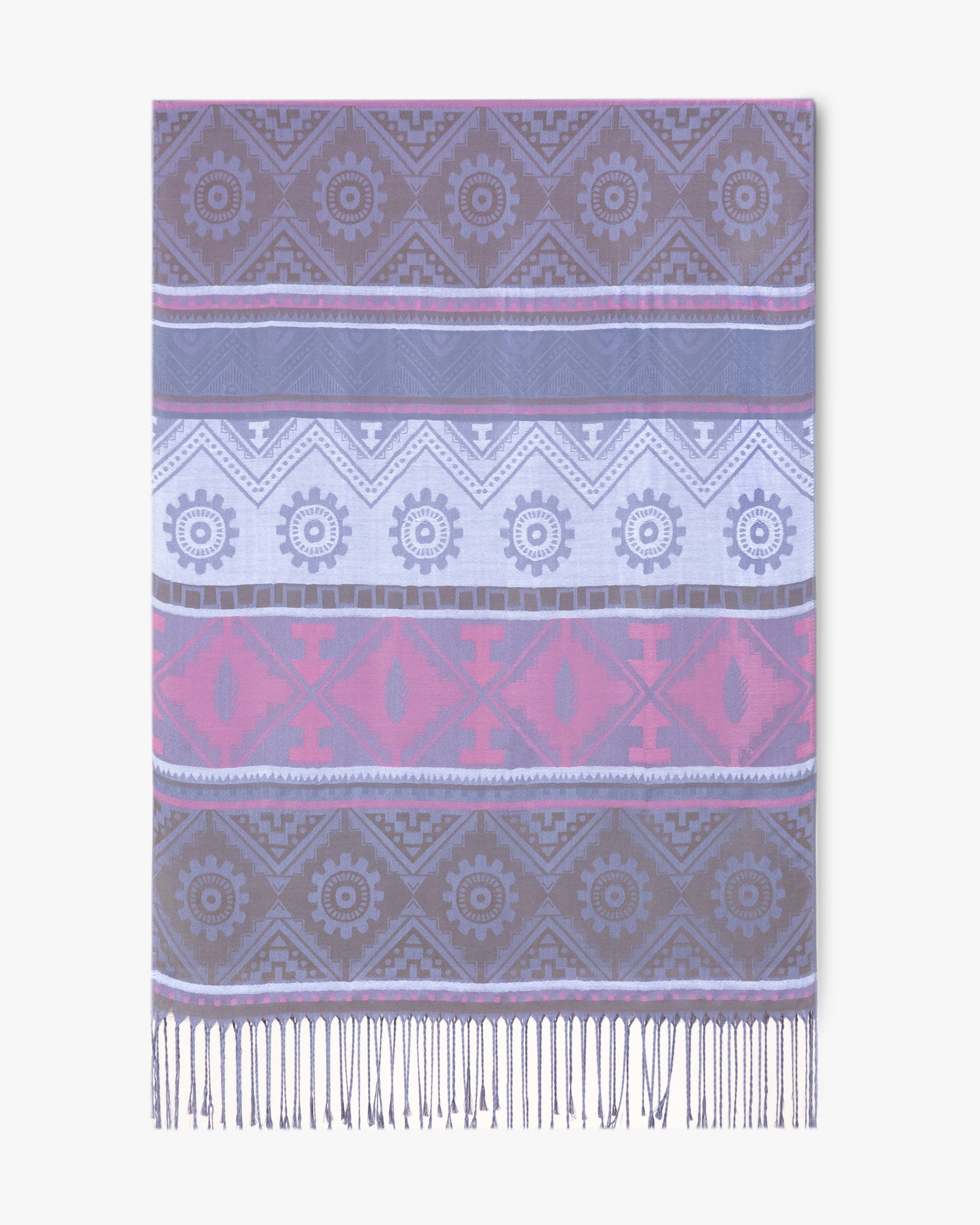 Geometric Motif Pashmina