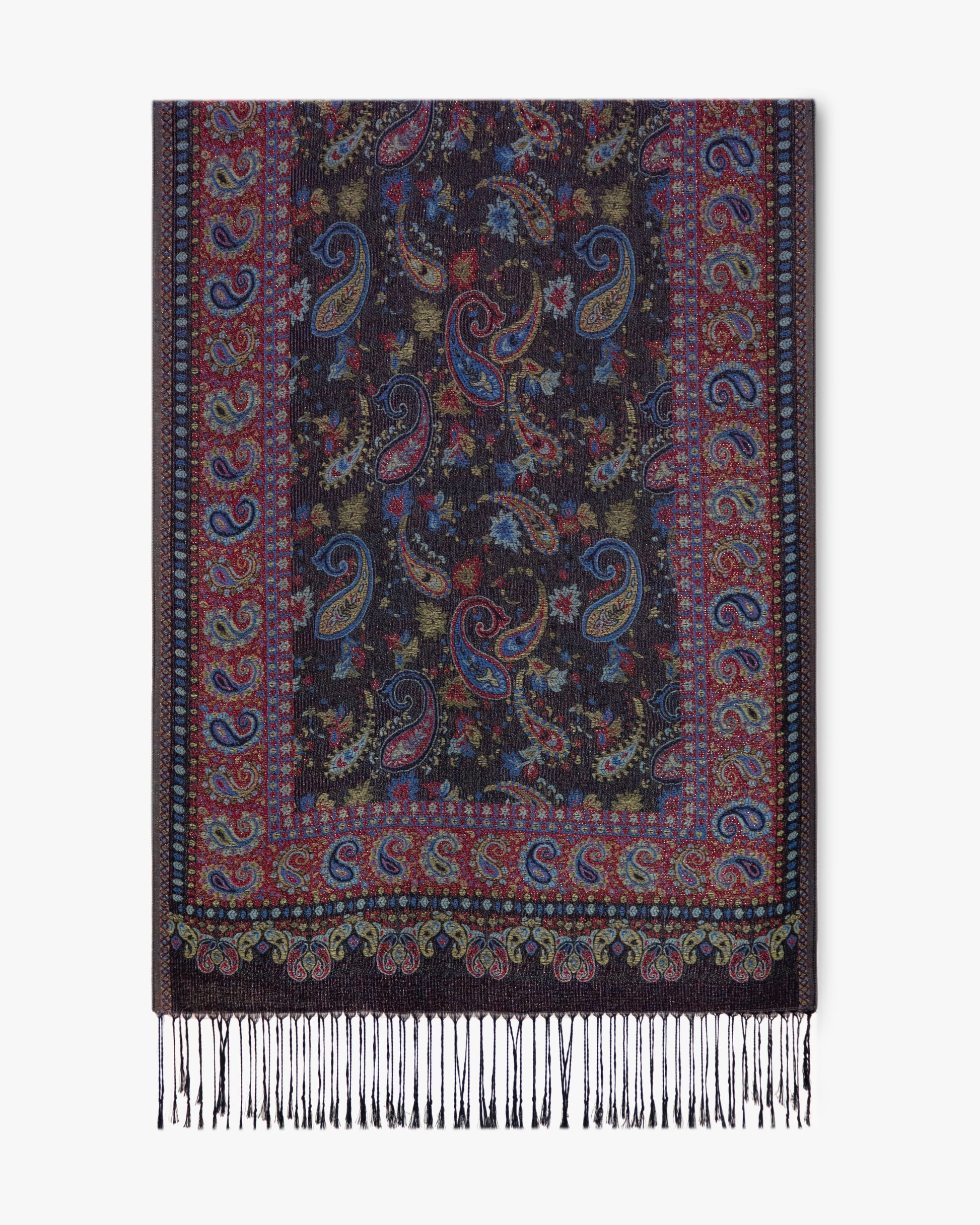 Persian Paisley Shimmering Pashmina