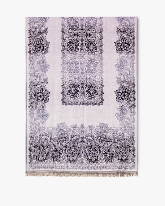 Garden Lace Stencil Pashmina