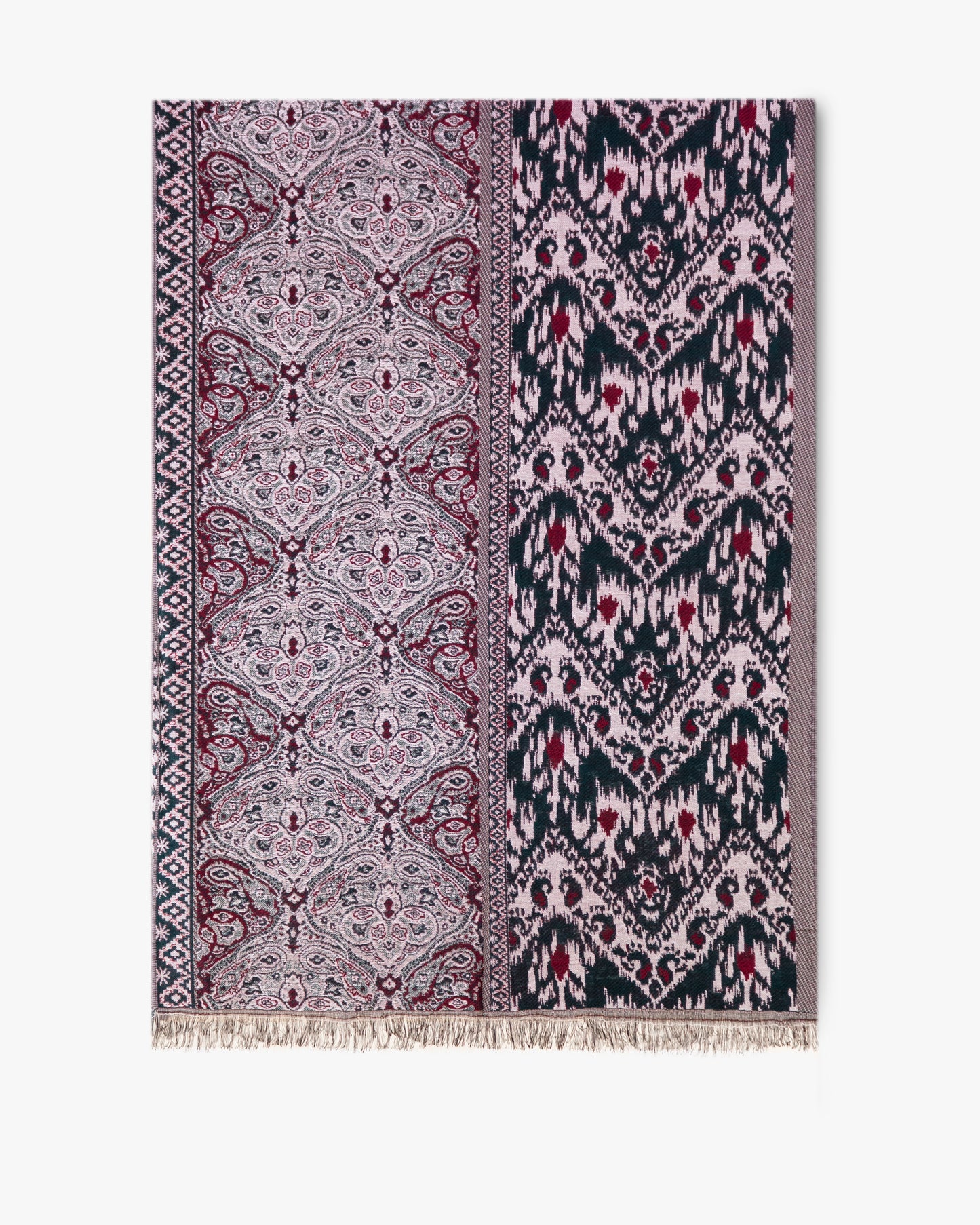 Damask Ikat Duo Pattern Pashmina