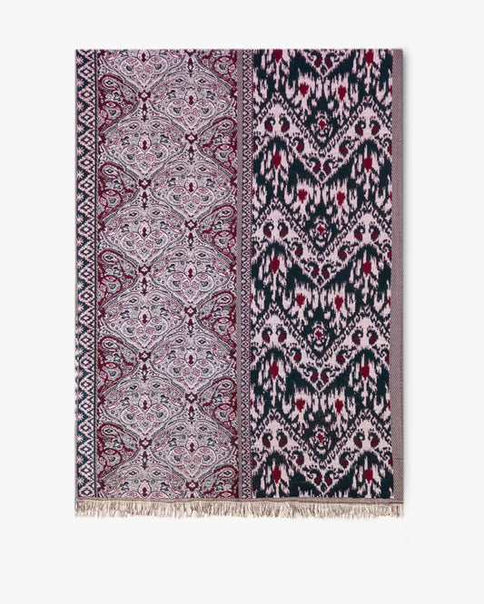 Damask Ikat Duo Pattern Pashmina