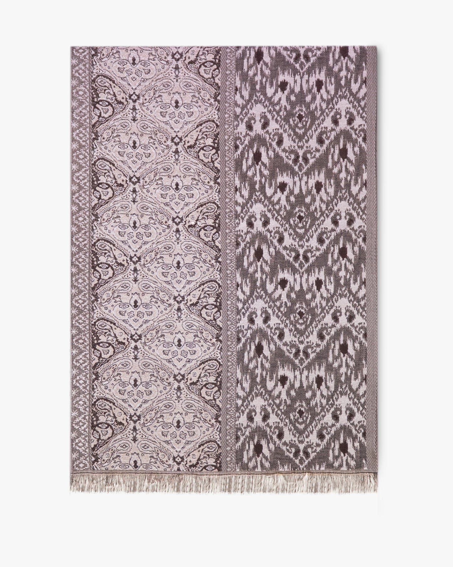 Damask Ikat Duo Pattern Pashmina