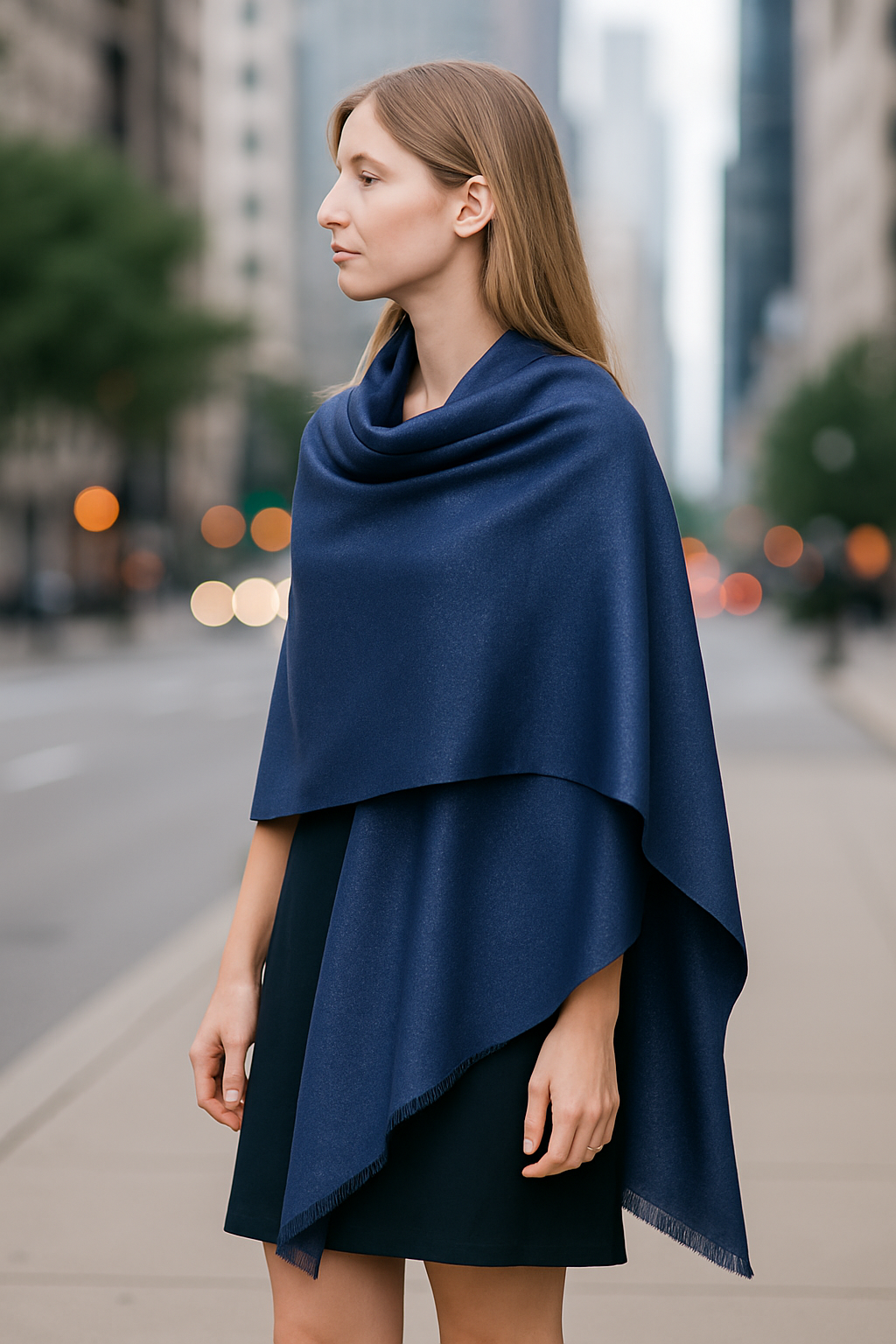 Solid Metalic Pashmina